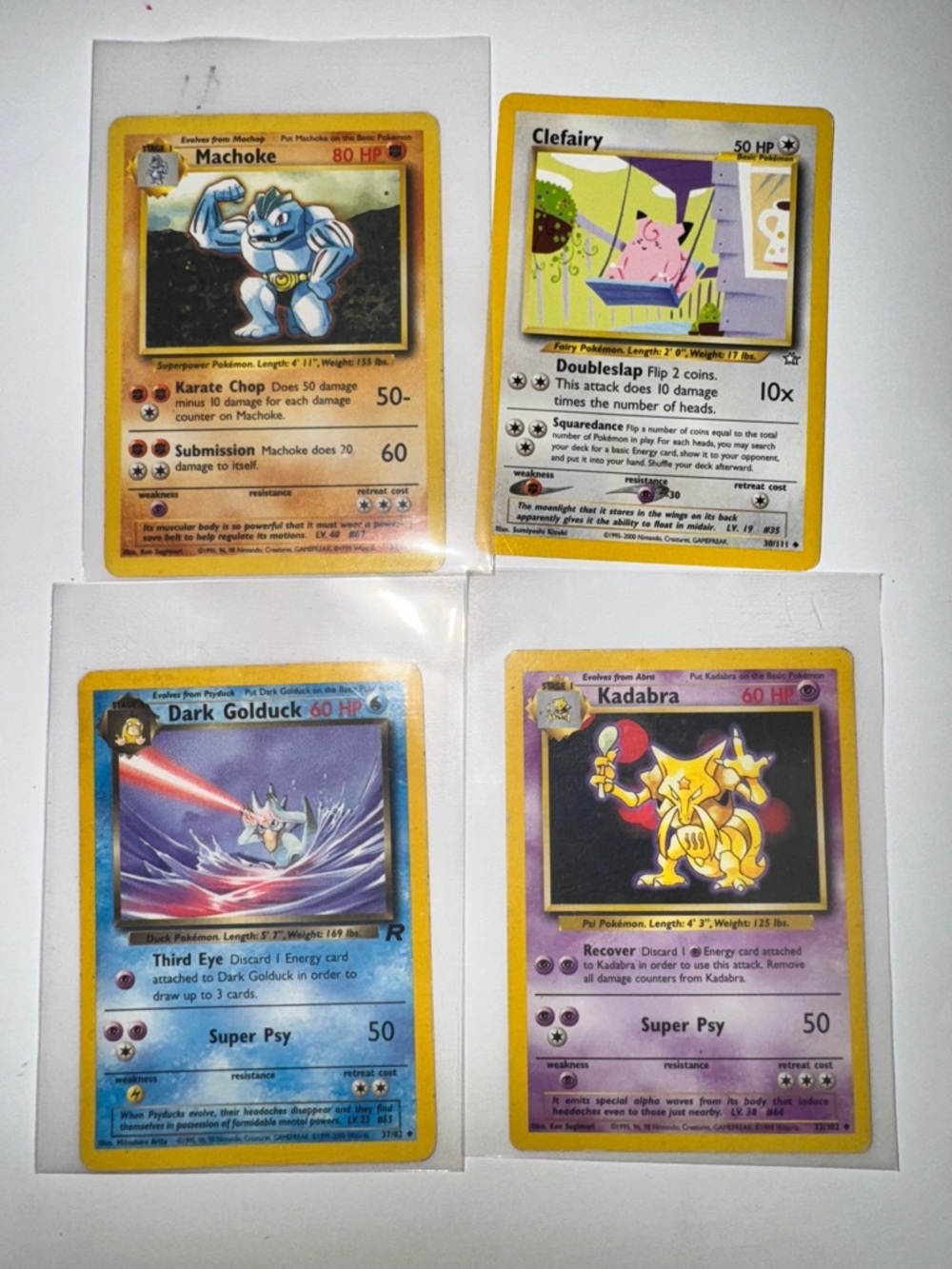 Pokemon Yellow-Edged Classic Card Set with Blue and Purple Art (accept offers)